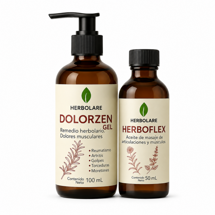 Rutina de Alivio — Dolorzen + Herboflex